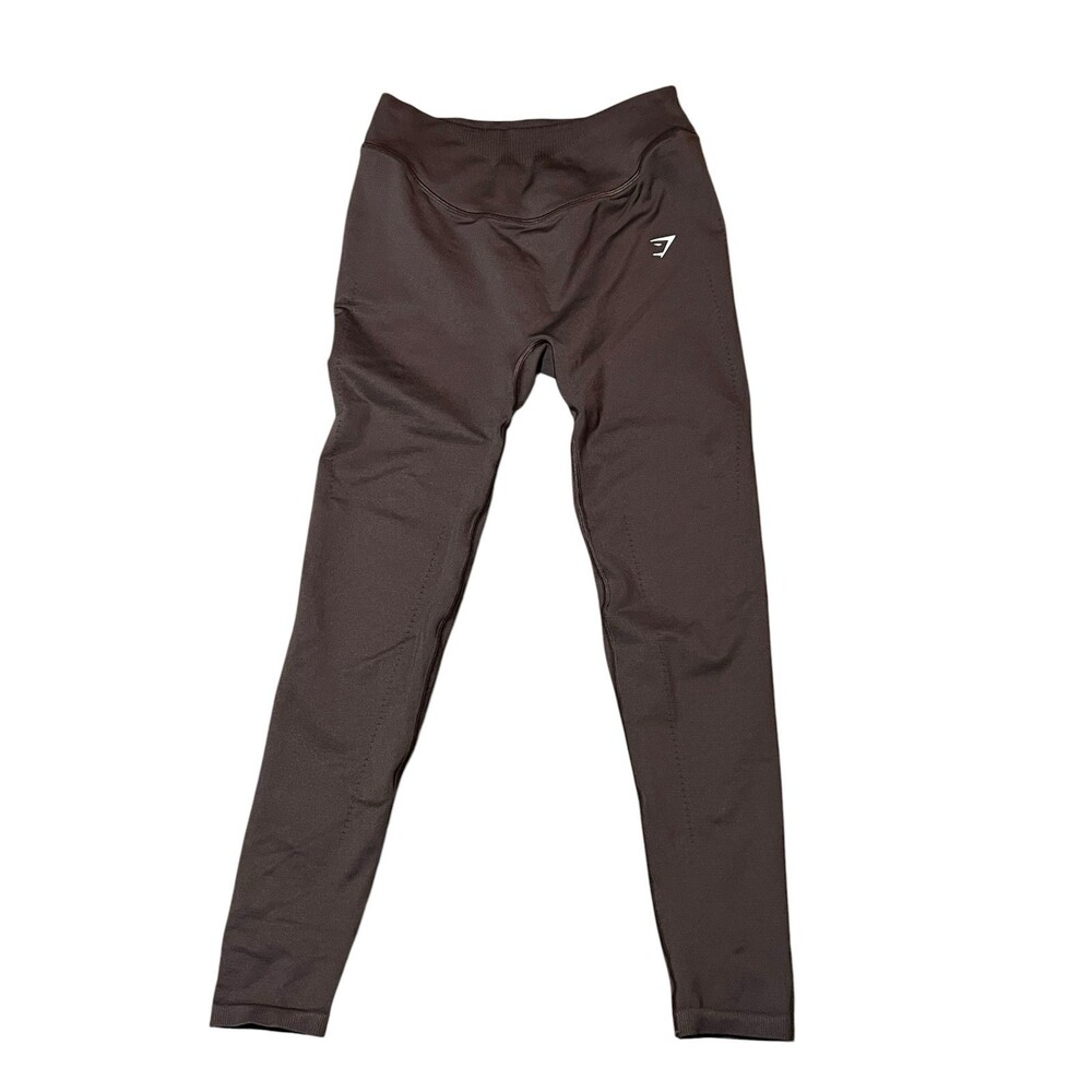 Gymshark Sweat Seamless Leggings in Shadow Brown High Waisted Active Wear Medium